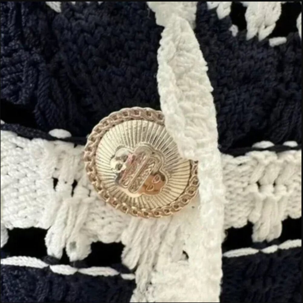 Maje Crochet Knit Dress Size FR 34 / US 2 - Picture 10 of 12